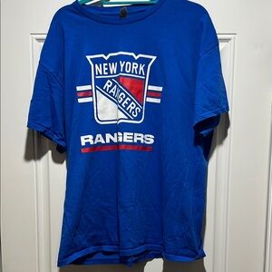 NHL New York Rangers Blue T-Shirt Size XL